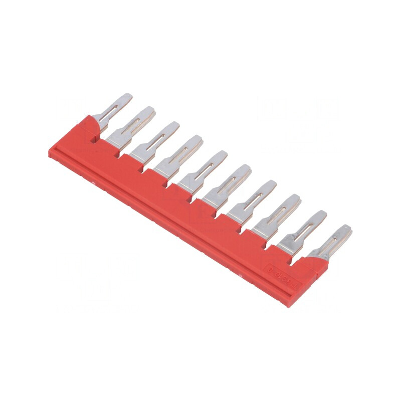 Punte cu șuruburi roșie 10 piste 8mm | Electronic-mag.ro | Componente Electronice
