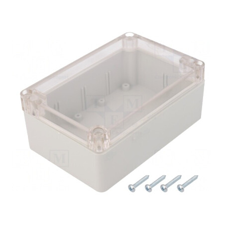 Carcasă universală ABS gri IP65 90x135x55mm | Electronic-mag.ro | Componente Electronice