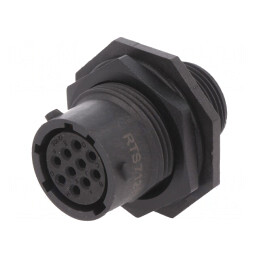 Conector Circular pentru Panou cu Piuliță Frontală | Electronic-mag.ro | Componente Electronice