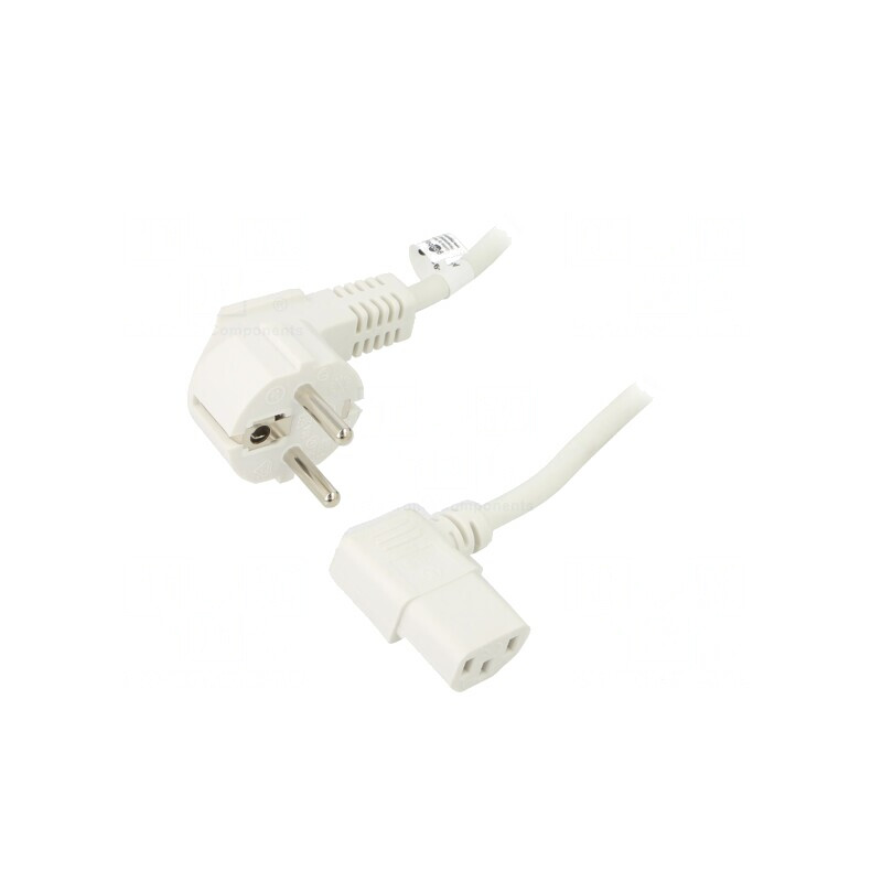 Cablu Alimentare CEE 7/7 la IEC C13 90° PVC | Electronic-mag.ro | Componente Electronice Cablu Alimentare CEE 7/7 la IEC C13 90° PVC | Electronic-mag.ro | Componente Electronice