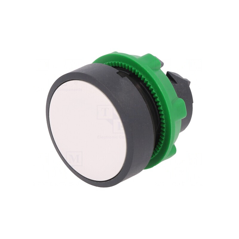 Comutator apăsare 22mm alb stabilizat | Electronic-mag.ro | Componente Electronice