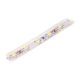 Bandă LED alb cald 12V 60 LED/m IP65 | Electronic-mag.ro | Componente Electronice