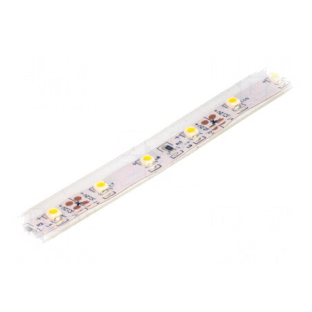Bandă LED alb cald 12V 60 LED/m IP65 | Electronic-mag.ro | Componente Electronice