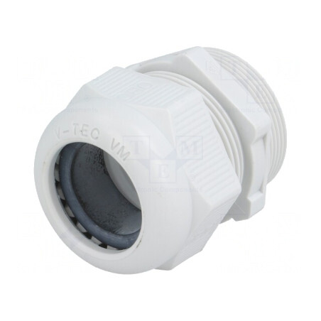 Garnitură de Etanșare Poliamidă Gri IP68 M40 1,5 | Electronic-mag.ro | Componente Electronice