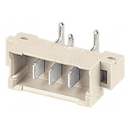 Soclu DIN 41612 tip H tată 3 pini THT 15A | Electronic-mag.ro | Componente Electronice