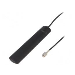 Antena GSM 0dBi SMA 116mm 2.5m Neagră