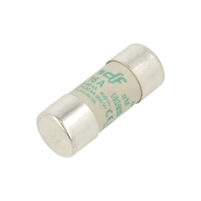 Siguranţă aM 16A 690V 22x58mm | Electronic-mag.ro | Componente Electronice