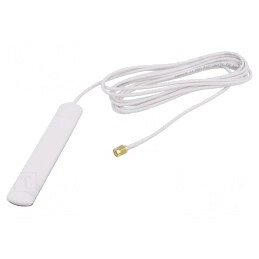 Antenă GSM SMA Albă 2.5m | Electronic-mag.ro | Componente Electronice
