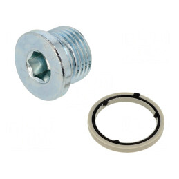 Obturator de oțel zincat G 1/2 14Nm | Electronic-mag.ro | Componente Electronice