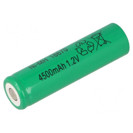 Baterie Ni-MH 4/3A 1.2V 4500mAh Ø18x67mm | Electronic-mag.ro | Componente Electronice