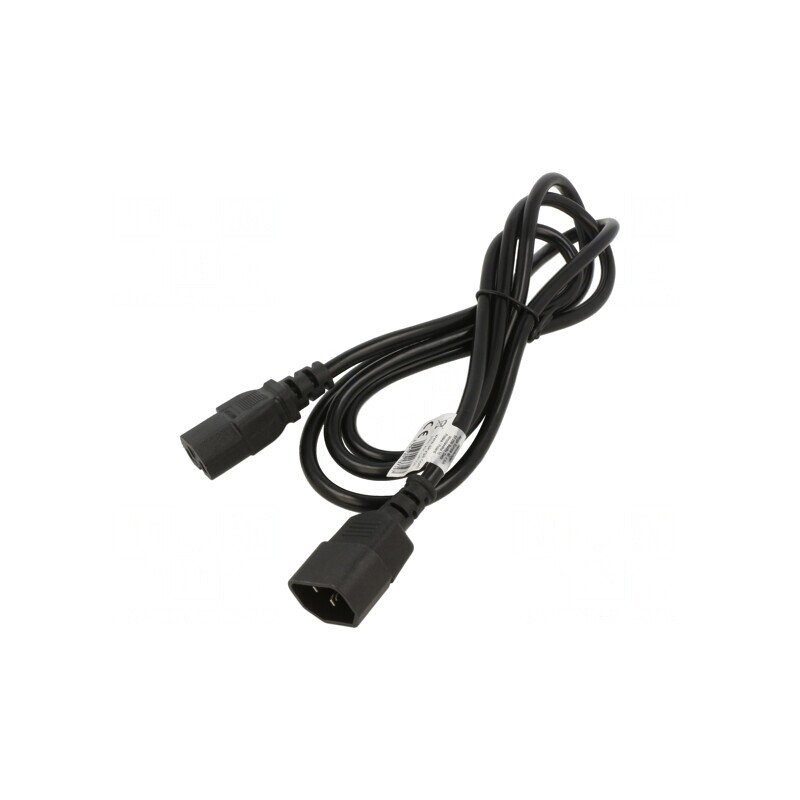 Cablu Alimentare IEC C13 la C14 1.8m Negru 10A | Electronic-mag.ro | Componente Electronice Cablu Alimentare IEC C13 la C14 1.8m Negru 10A | Electronic-mag.ro | Componente Electronice