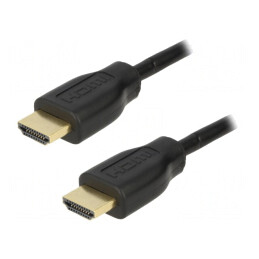 Cablu HDMI 1.4 2m Negru | Electronic-mag.ro | Componente Electronice