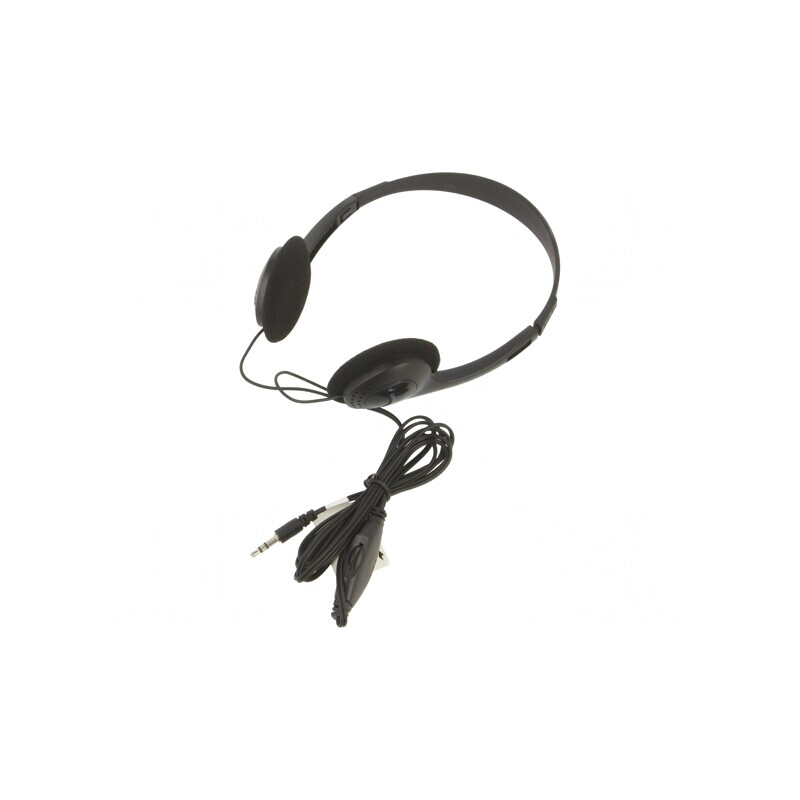 Căști Over-Ear Neagră Jack 3,5mm 1,8m | Electronic-mag.ro | Componente Electronice