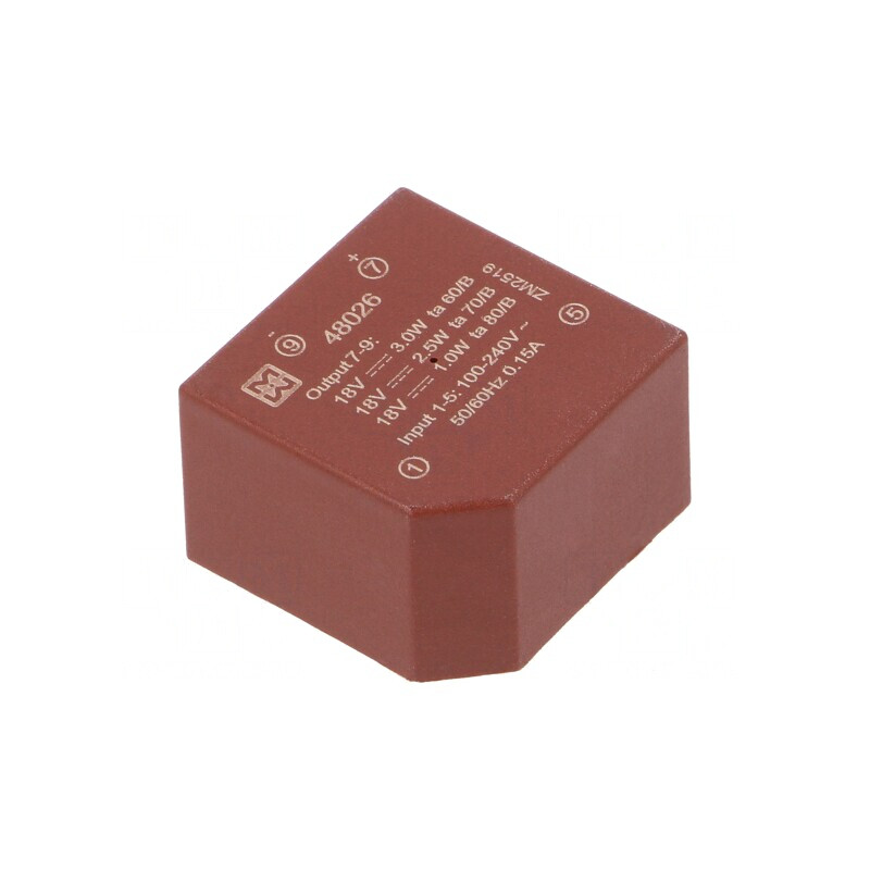 Convertor AC/DC 3W 18VDC | Electronic-mag.ro | Componente Electronice
