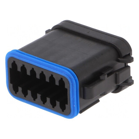 Conector cablu-cablu PX0 mamă 12 pini negru | Electronic-mag.ro | Componente Electronice