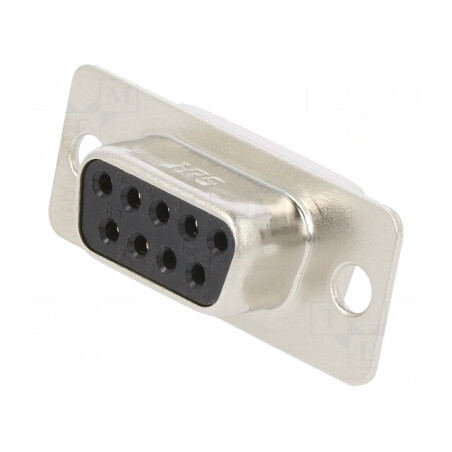 'D-Sub 9 Pin Soclu Mamă THT Aurit' | Electronic-mag.ro | Componente Electronice