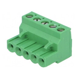 Regletă conexiuni deconectabilă 5,08mm 5 piste | Electronic-mag.ro | Componente Electronice