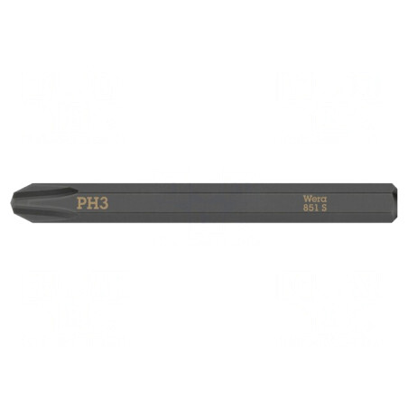 Capăt de Şurubelniţă Phillips PH3 70mm 1/4" | Electronic-mag.ro | Componente Electronice