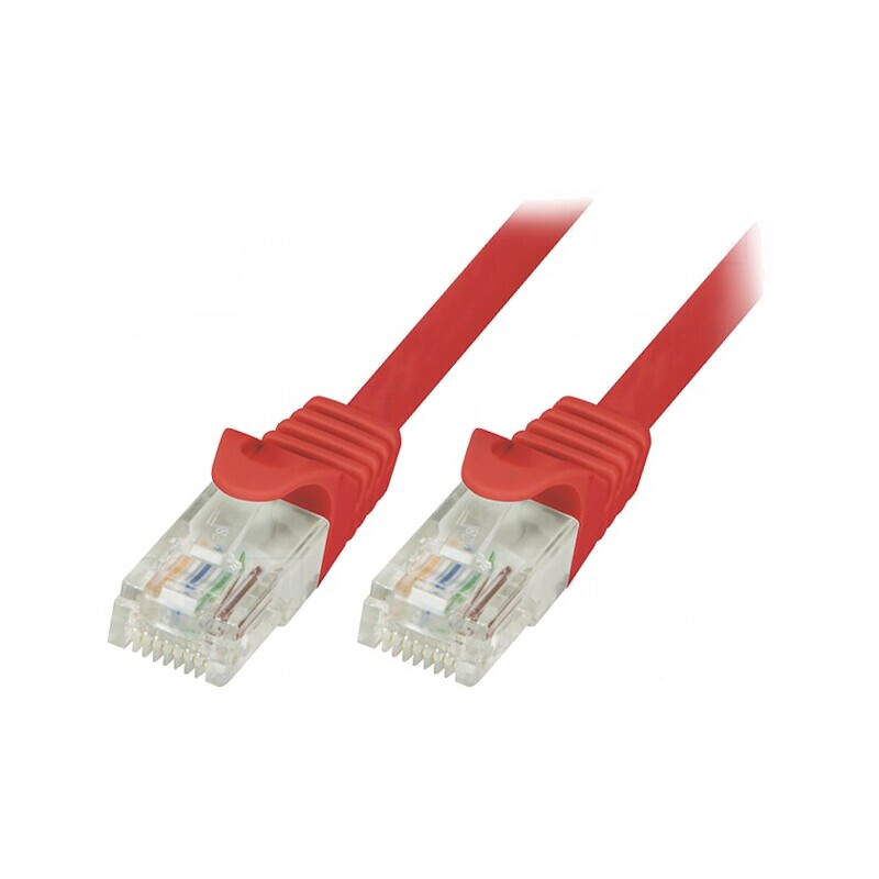 Patch cord UTP Cat6 10m Roșu | Electronic-mag.ro | Componente Electronice