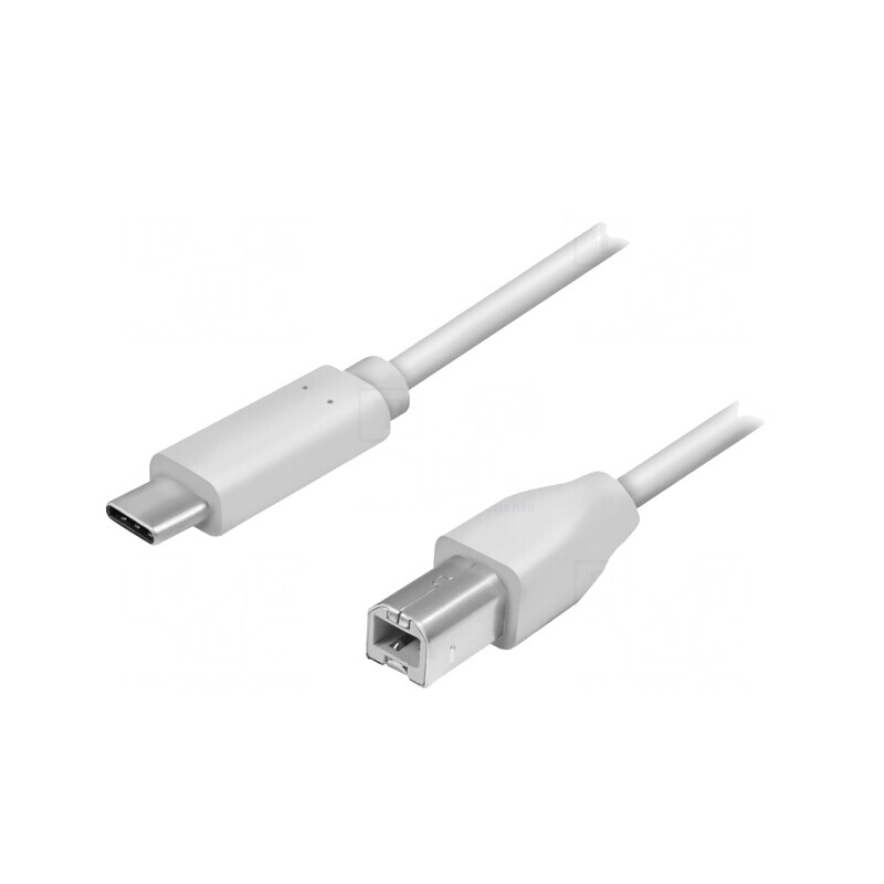 Cablu USB 2.0 USB B la USB C 2m Gri | Electronic-mag.ro | Componente Electronice Cablu USB 2.0 USB B la USB C 2m Gri | Electronic-mag.ro | Componente Electronice