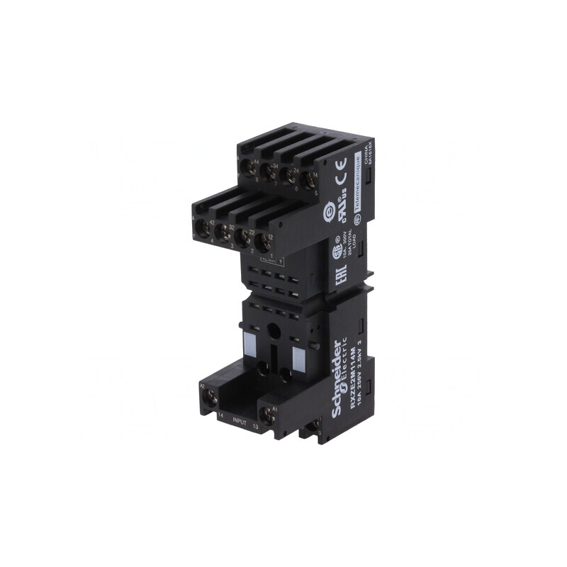 Stativ Relee 14 PIN pentru Șină DIN 10A 250VAC | Electronic-mag.ro | Componente Electronice