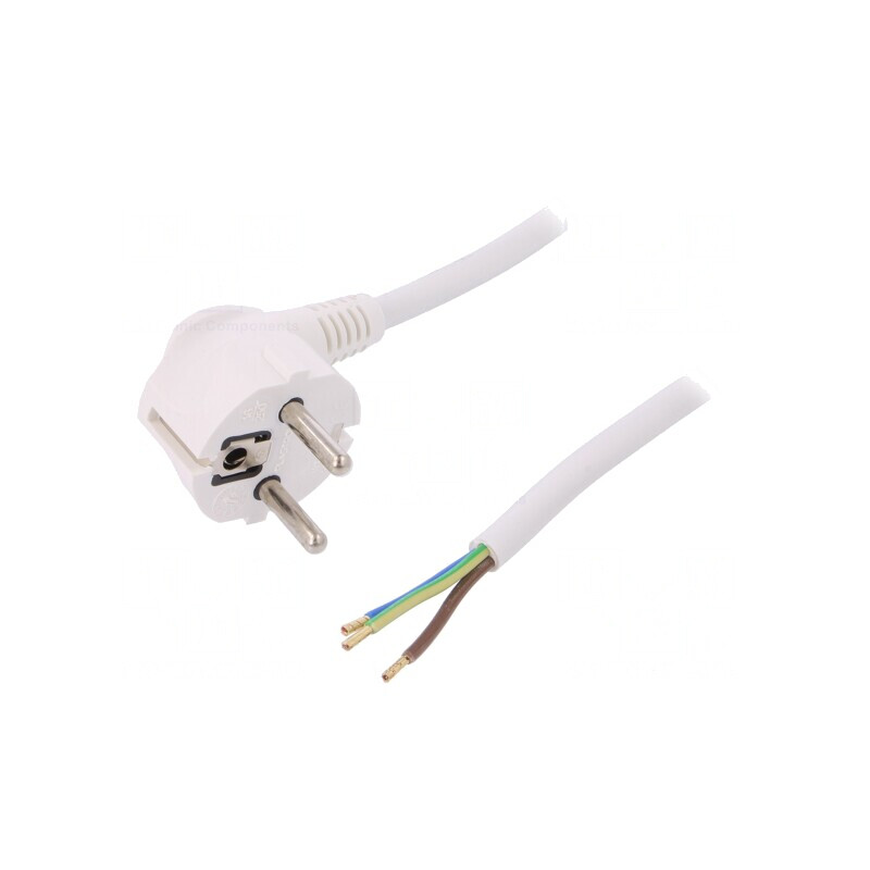 Cablu Electric Alb 1,5m 3x1,5mm2 PVC 16A 250V | Electronic-mag.ro | Componente Electronice Cablu Electric Alb 1,5m 3x1,5mm2 PVC 16A 250V | Electronic-mag.ro | Componente Electronice
