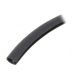 Ecran PVC Negru 10m x 14.5mm | Electronic-mag.ro | Componente Electronice