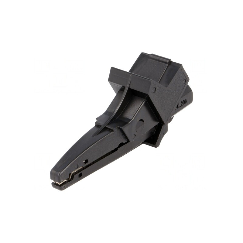 Bornă crocodil neagră 20A 1kVDC 25mm | Electronic-mag.ro | Componente Electronice Bornă crocodil neagră 20A 1kVDC 25mm | Electronic-mag.ro | Componente Electronice