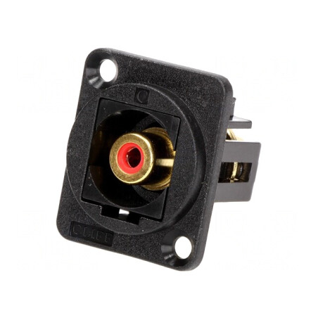 Adaptor RCA XLR 19x24mm | Electronic-mag.ro | Componente Electronice