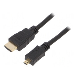 Cablu HDMI 2.0 3m Negru | Electronic-mag.ro | Componente Electronice
