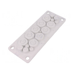 Garnitură Elastomer Termoplastic TPE Multiorificii | Electronic-mag.ro | Componente Electronice
