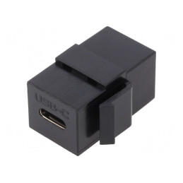 Adaptor Keystone USB 3.1 Mamă la Dual USB C | Electronic-mag.ro | Componente Electronice