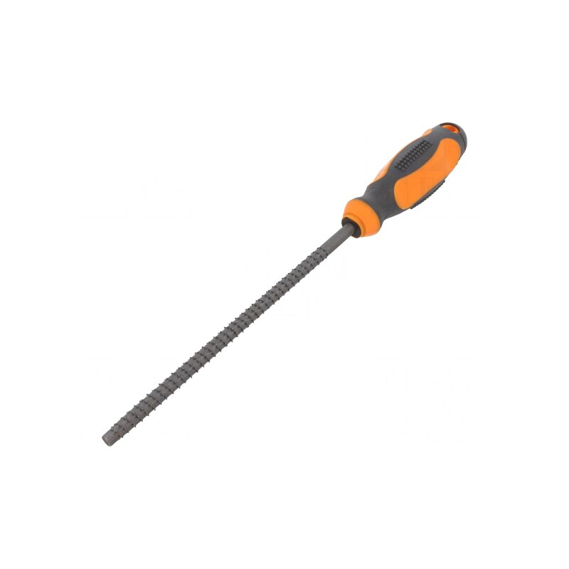 Pilă Rașpel Rotundă 200mm cu Mâner Antialunecare din Oțel | Electronic-mag.ro | Componente Electronice
