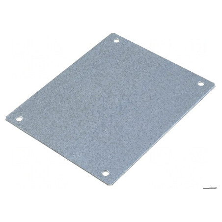 Placă de montare oțel 134mm x 111mm x 1.5mm | Electronic-mag.ro | Componente Electronice