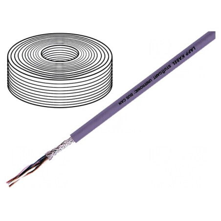 Cablu Litat Cu PVC Violet 2x2x0,5mm2 | Electronic-mag.ro | Componente Electronice