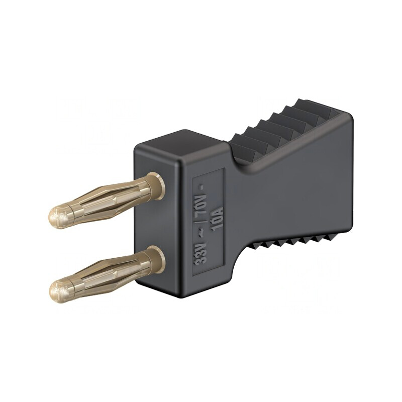 Conector Punte Stacabil Banană 2mm Negru Aurit 70V 10A | Electronic-mag.ro | Componente Electronice Conector Punte Stacabil Banană 2mm Negru Aurit 70V 10A | Electronic-mag.ro | Componente Electronice