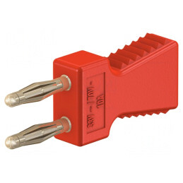 Conector Punte Banană 2mm Roșu Aurit 70VDC | Electronic-mag.ro | Componente Electronice