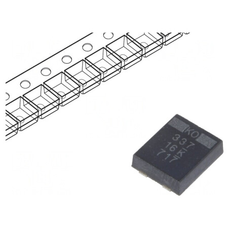 Condensator Tantal-Polimer Low ESR 330uF 16V SMD | Electronic-mag.ro | Componente Electronice