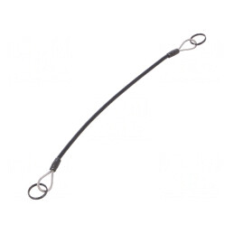 Cablu de Asigurare PVC Oțel Inoxidabil 200mm | Electronic-mag.ro | Componente Electronice