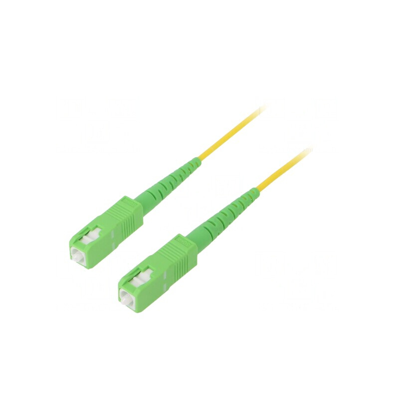Patch cord fibră optică OS2 SC/APC 5m LSZH | Electronic-mag.ro | Componente Electronice