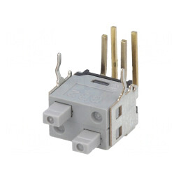 Comutator DPDT acționat prin apăsare 0.01A 28VAC | Electronic-mag.ro | Componente Electronice