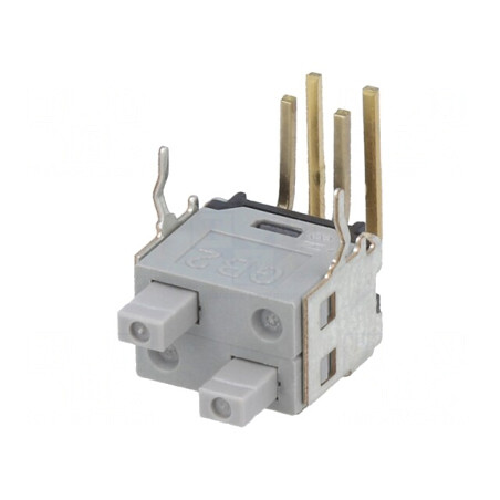 Comutator DPDT acționat prin apăsare 0.01A 28VAC | Electronic-mag.ro | Componente Electronice