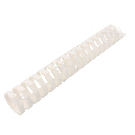 Canal de Cablu Alb Flexibil 0,5m Polipropilenă UL94V-0 | Electronic-mag.ro | Componente Electronice