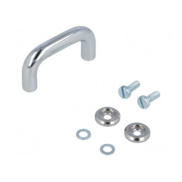 Manetă oțel cromat 19mm 30mm 10mm | Electronic-mag.ro | Componente Electronice