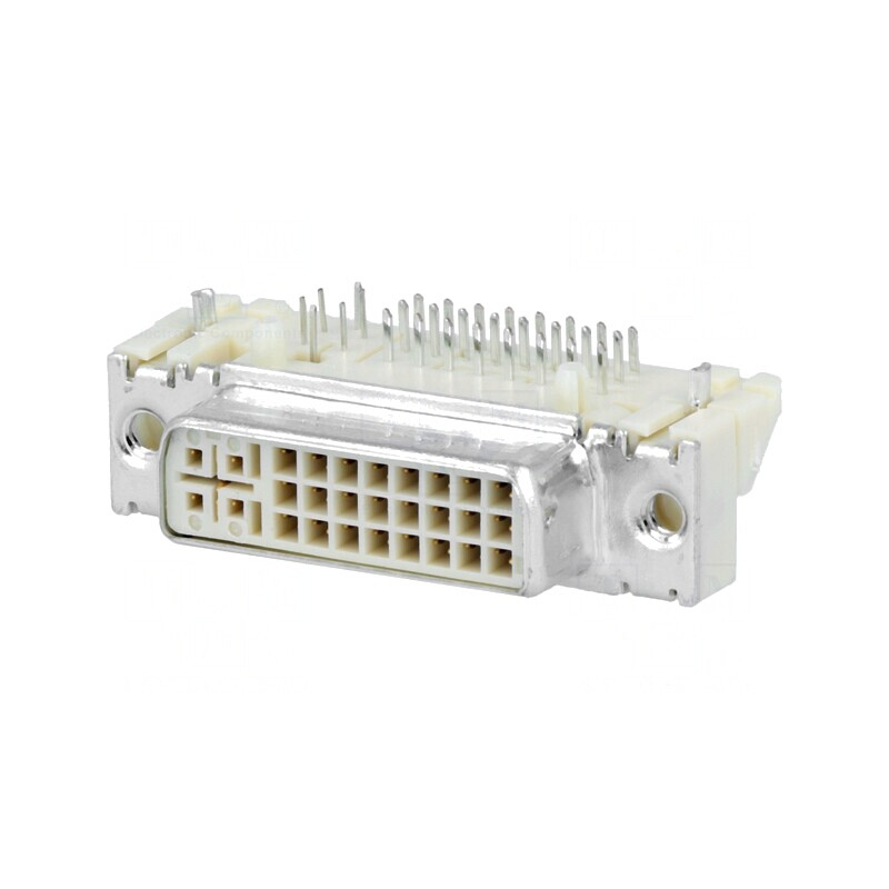 Conector DVI-I 29-Pin Gold Flash THT | Electronic-mag.ro | Componente Electronice
