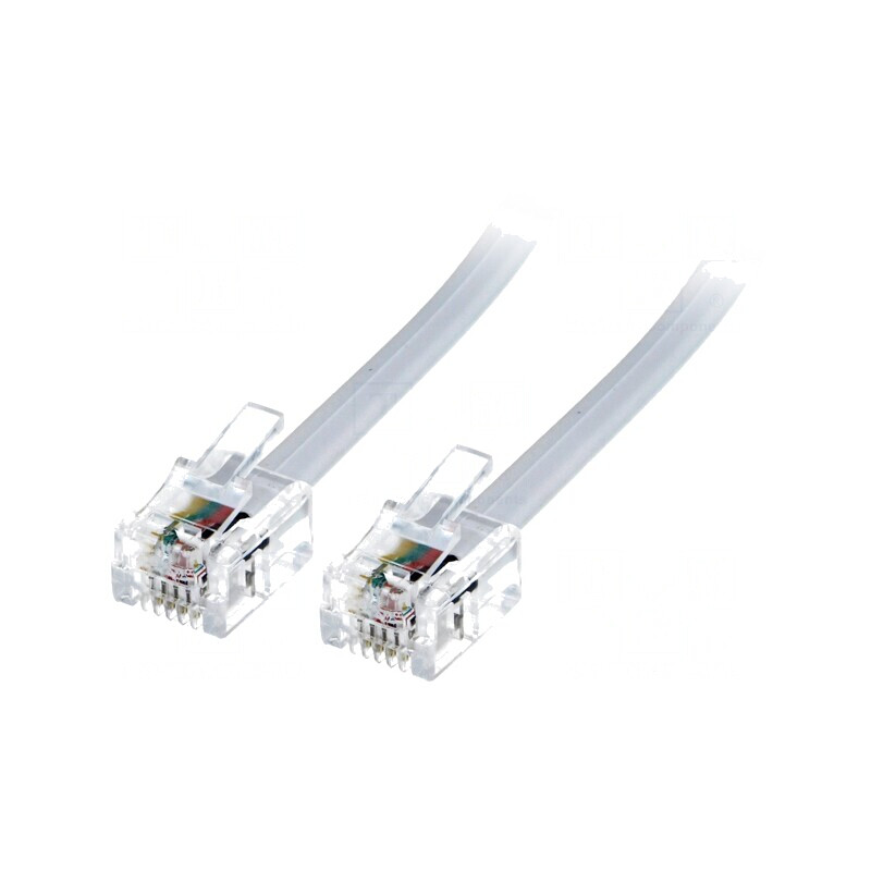 Cablu Telefon RJ11 20m Alb | Electronic-mag.ro | Componente Electronice Cablu Telefon RJ11 20m Alb | Electronic-mag.ro | Componente Electronice