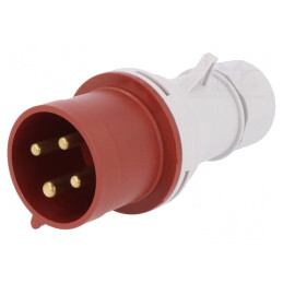 Conector Alimentare AC Trifazat 32A 400VAC IP44 | Electronic-mag.ro | Componente Electronice