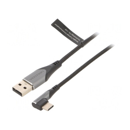 Cablu USB 2.0 A la C în unghi 1,5m | Electronic-mag.ro | Componente Electronice
