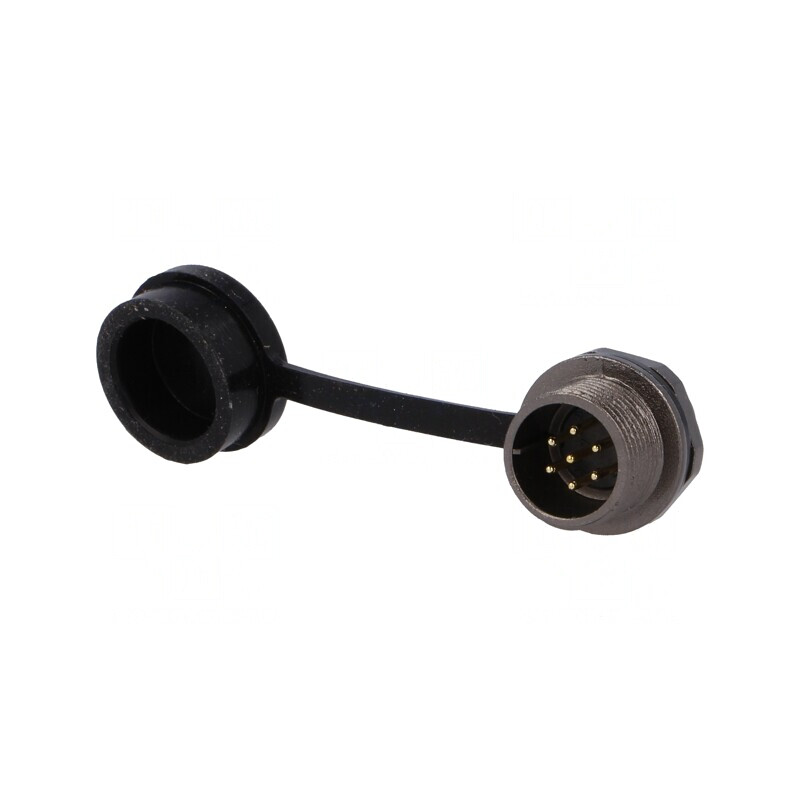 Soclu ST12 tată IP67 5A 125V 0,75mm2 | Electronic-mag.ro | Componente Electronice