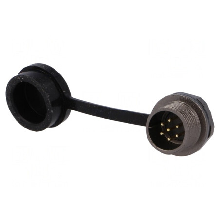 Soclu ST12 tată IP67 5A 125V 0,75mm2 | Electronic-mag.ro | Componente Electronice